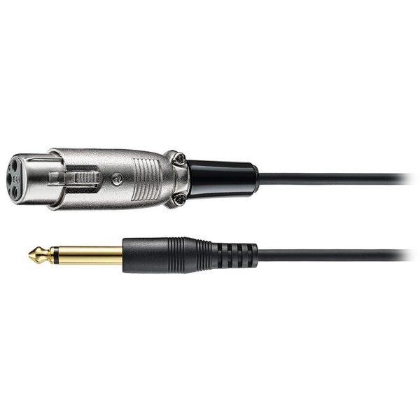XLR変換ケーブル 3m （XLR-Fプラグ-φ6.3mmモノラル標準プラグ）
