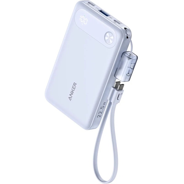 Anker Power Bank (10000mAh 22.5W) 【アップグレード版】 パープル