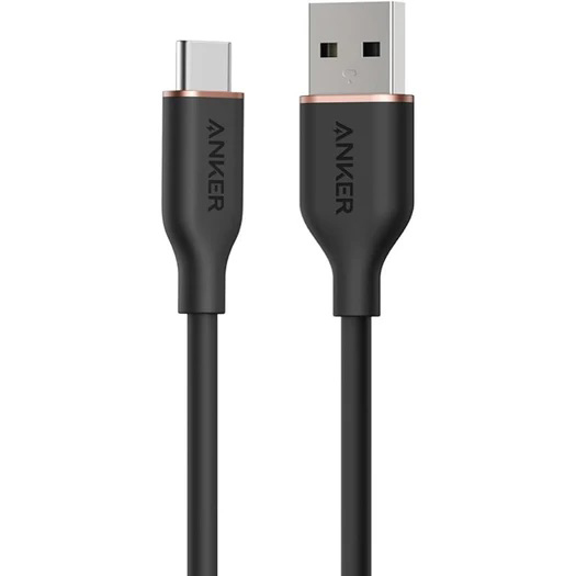 Anker USB-C & USB-A ケーブル (Flow) 0.9m ミッドナイトブラック
