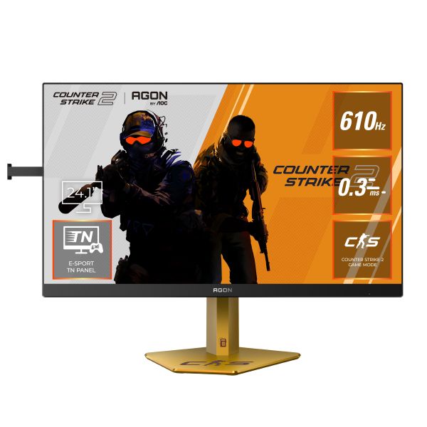 ゲーミング液晶ディスプレイ 24.1型/1920×1080/HDMI、DisplayPort/ブラック/スピーカー：なし/610Hz