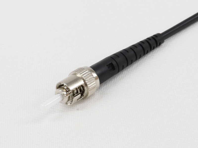 アーマード光パッチコード 単芯シングルモード ST-ST 47m 黒