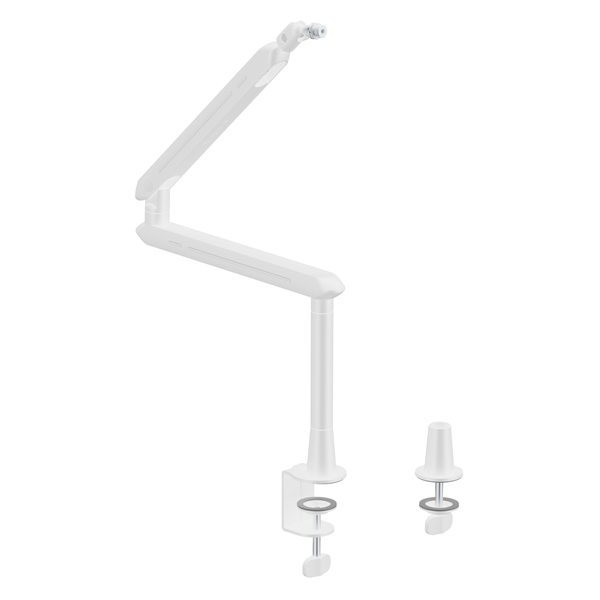 高さ2段階対応 マイクブームアーム ホワイト ロープロファイル対応