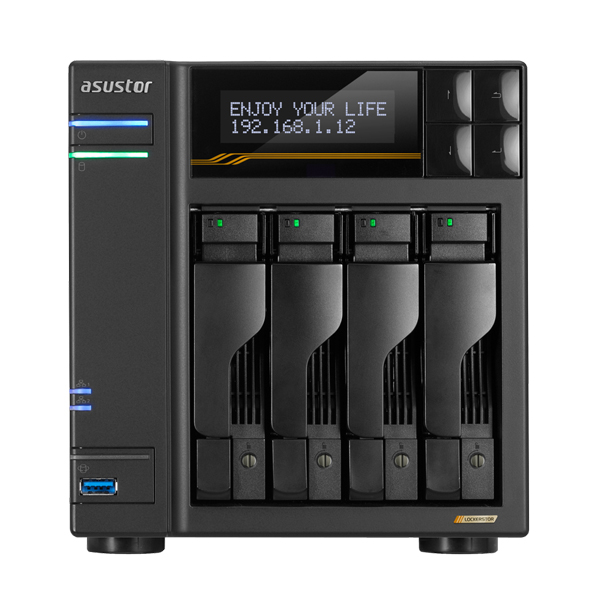 LOCKERSTOR 4 Gen3 4ベイ AMD Ryzen V3C14 クアッドコア搭載NAS