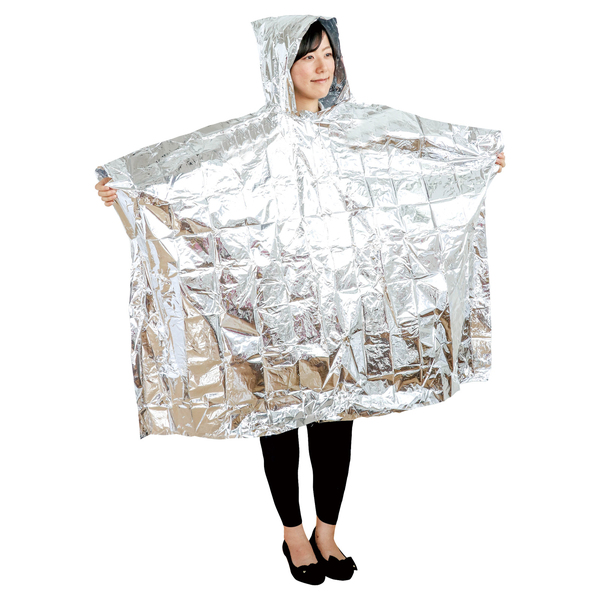 非常用アルミ防寒ポンチョ（30個組）