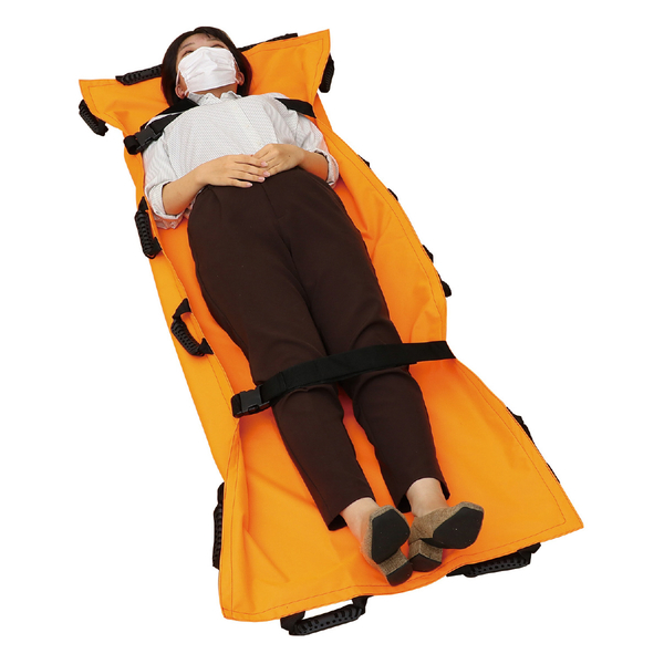 布製防災担架（オレンジ）