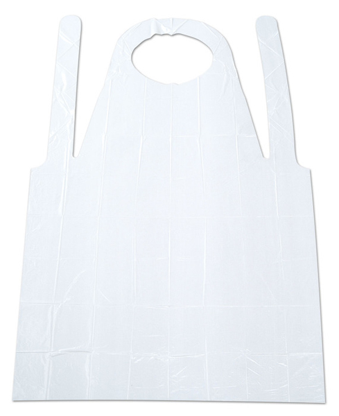 プラスチックエプロン 袖なし（50枚入）