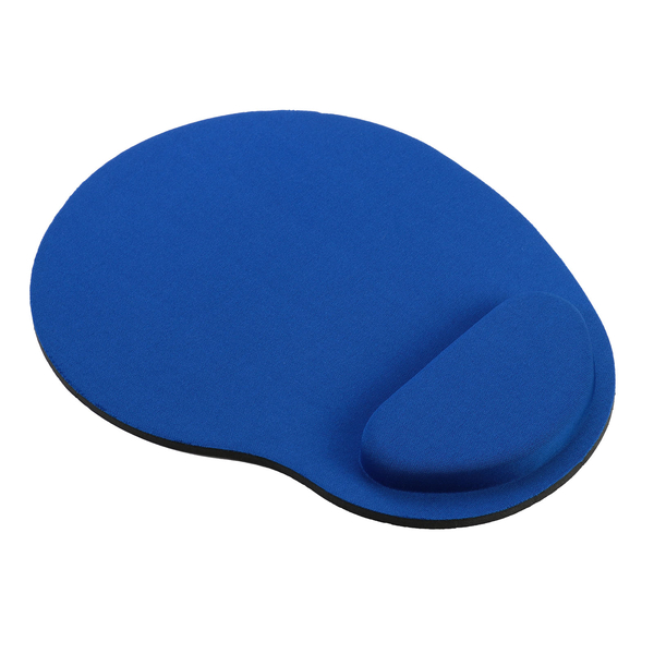 リストレスト付きマウスパッド ブルー