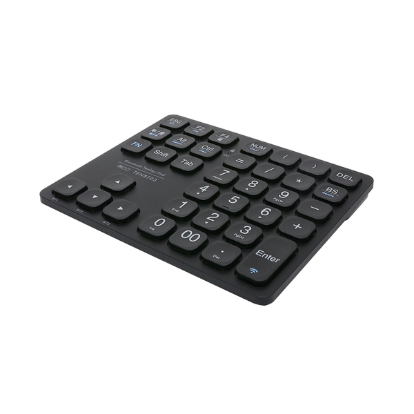 Bluetooth 十字キー付き ワイヤレス テンキー ブラック