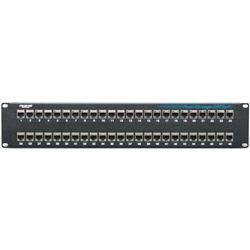 CAT5eフィードスルー・パッチパネル ScTP・48ポート