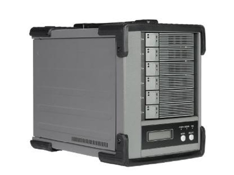 ECLAIRPRO Mobileシリーズ EM256B32 USB3.2（Gen2）対応 ハードウェアRAID対応 可搬型ハンドル付きDAS 総容量24TB（4TB×6ドライブ）