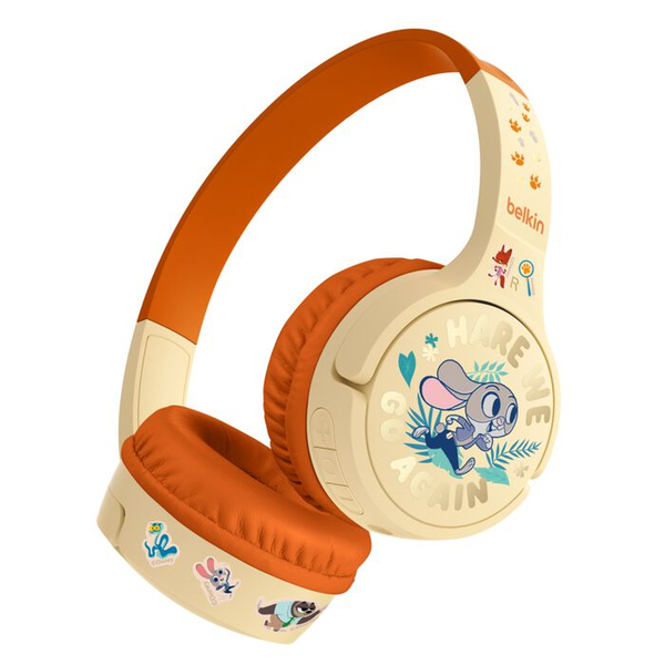 SoundForm Mini 子供用ワイヤレスヘッドホン　ズートピア