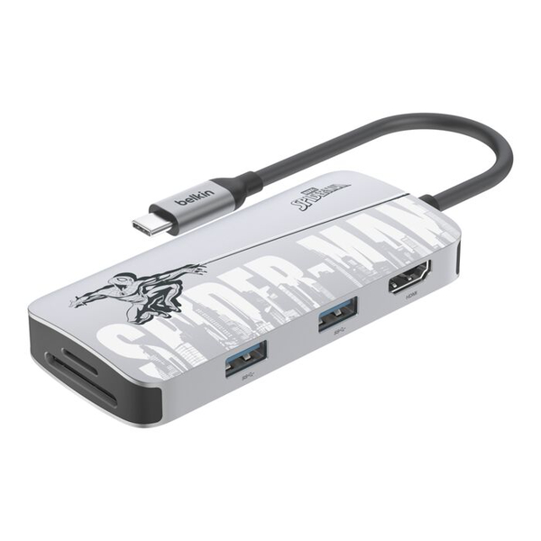 Connect USB-C 5-in-1 マルチポートハブ スパイダーマン