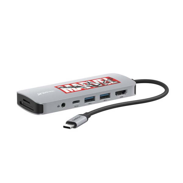 Connect USB-C 7-in-1 マルチポートハブ スパイダーマン