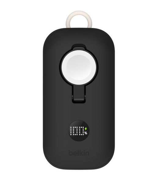 BoostCharge 45W Apple Watch対応バッテリー 10000mAh (ケーブル一体型) ブラック