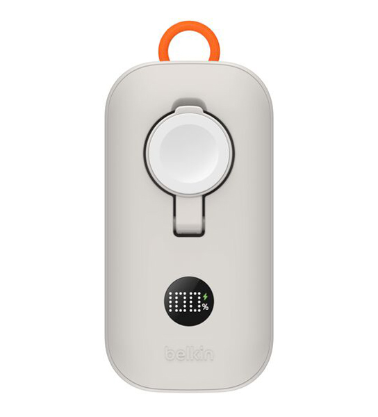 BoostCharge 45W Apple Watch対応バッテリー 10000mAh (ケーブル一体型) サンド