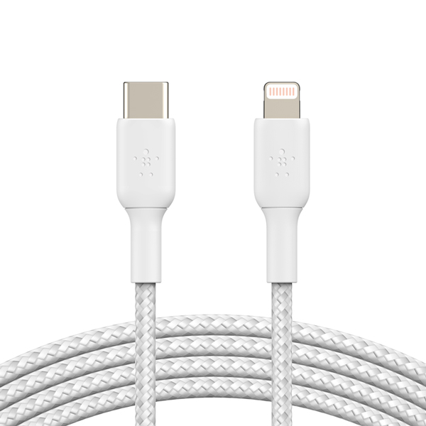 BoostCharge USB-C to ライトニングケーブル 2m ホワイト