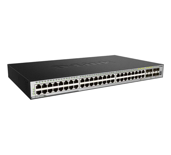 DGS-3630-52TCEI ギガビットL3スタッカブルスイッチ、10/100/1000BASE-T×48ポート（10G SFP+×4、SFP combo 4） エンハンスドイメージ（EI）