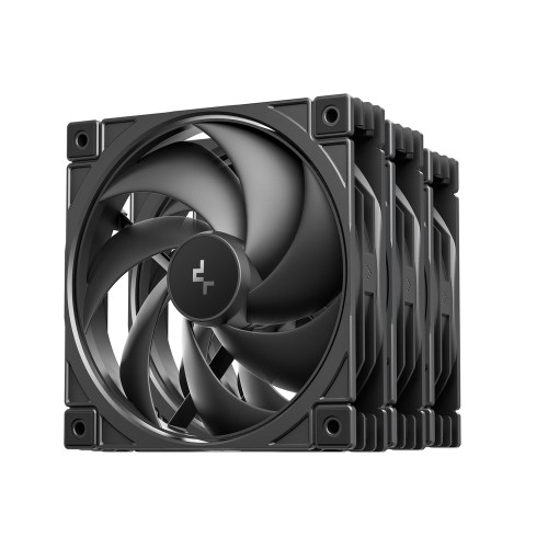 FD12 V2 3IN1/120mmケースファン 3個入りパック/セミ・インテグラルブレード構造採用/冷却性・静音性・耐久性を向上/Hydro Bearing/防振ダンパー/3相4極6スロットモーター
