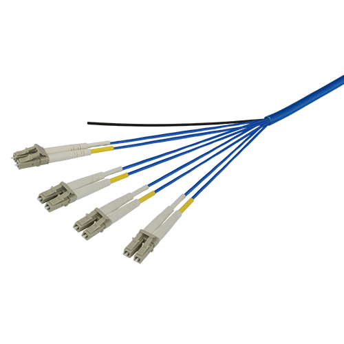 光ファイバーケーブル (マルチモード/LC-コネクタなし/屋内/8芯) 2m