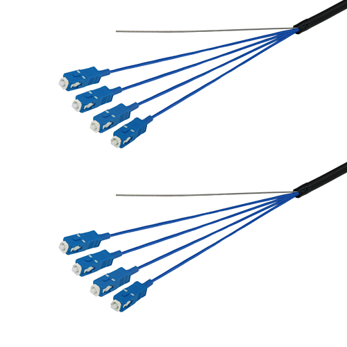 光ファイバーケーブル (マルチモード/SC-SC/屋外用(補強)LAPシース/4芯)【25m】