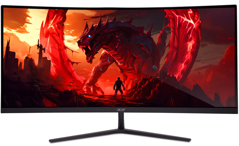 29.5型ウルトラワイド、湾曲（1500R）液晶ディスプレイ (29.5型/2560×1080/HDMI、DP/黒/スピーカー：あり/VA/非光沢/ウルトラワイドフルHD、21:9/1ms)