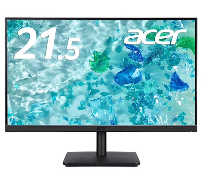 5年フル保証 液晶ディスプレイ (21.5型/1920×1080/ミニD-Sub 15ピン・HDMI/ブラック/2W+2Wステレオスピーカー/フレームレス/5年保証)