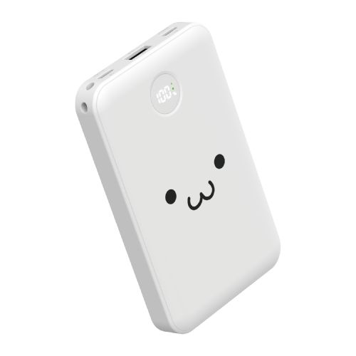 モバイルバッテリー/リチウムイオン電池/残量表示/22.5W/10000mAh/USB-C×2/USB-A×1/しろちゃん
