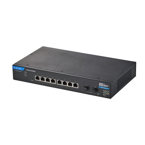 法人用Webスマートスイッチングハブ/MultiGigabit対応/10Gbps/8ポート/3年保証
