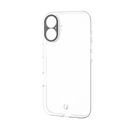 iPhone 17/ソフトケース/極限Plus/メタルステッカー付/クリア