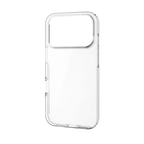 iPhone 17 Pro/ハードケース/極薄/0.6mm/メタルステッカー付/クリア