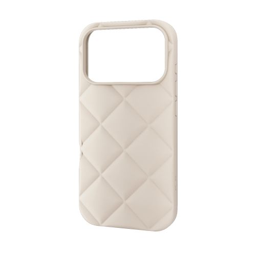 iPhone 17 Pro/ソフトケース/キルティング/ベージュ