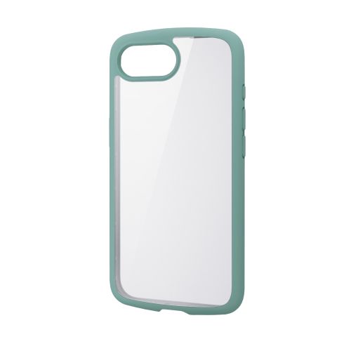 iPhone 17e/16e/ハイブリッドケース/TOUGH SLIM LITE/フレームカラー/背面クリア/ストラップシート付属/グリーン