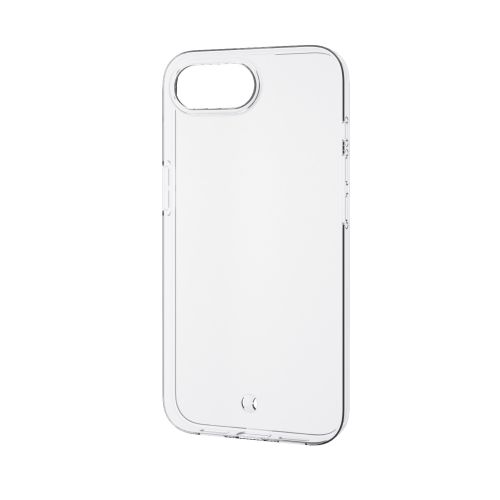 iPhone 16e/ソフトケース/メタルステッカー付属/クリア