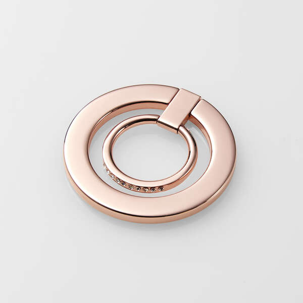 スマホリング/&me/マグネットタイプ/ピンクゴールド