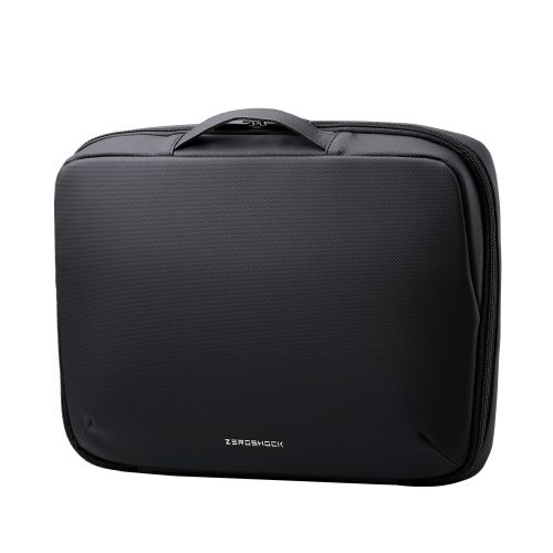 PC用インナーバッグ/ZEROSHOCK/合皮/整理タイプ/横型/14インチ/ブラック