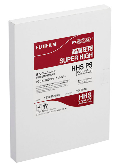 圧力測定フィルム プレスケール シートタイプ 超高圧用