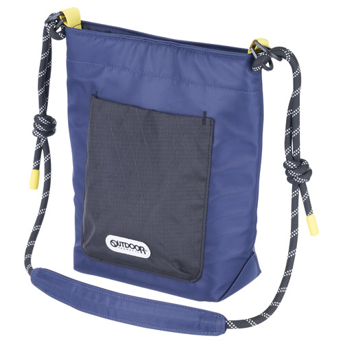 OUTDOOR PRODUCTS（アウトドアプロダクツ） ロープ カメラミニショルダーバッグ L ネイビー