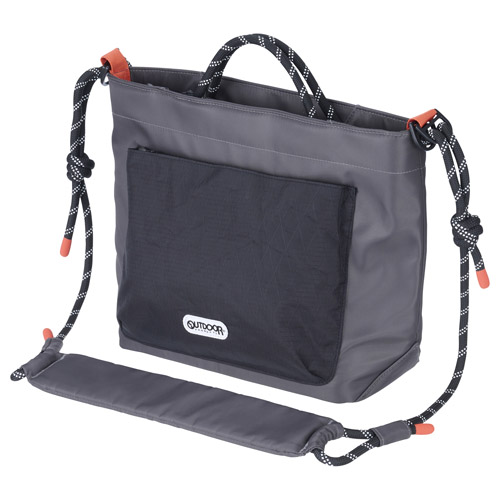 OUTDOOR PRODUCTS（アウトドアプロダクツ） ロープ カメラショルダーバッグ L グレー