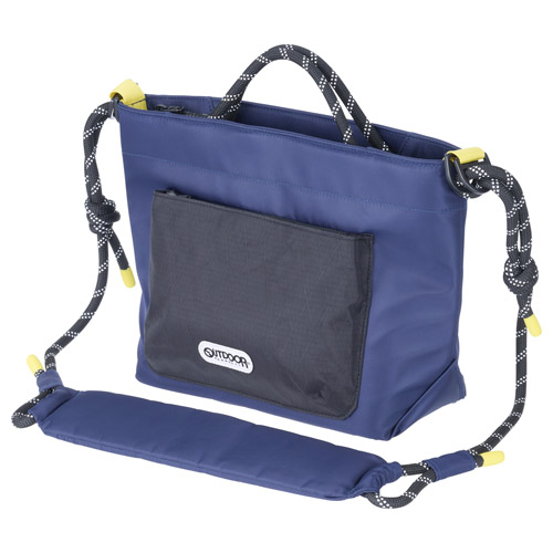OUTDOOR PRODUCTS（アウトドアプロダクツ） ロープ カメラショルダーバッグ M ネイビー