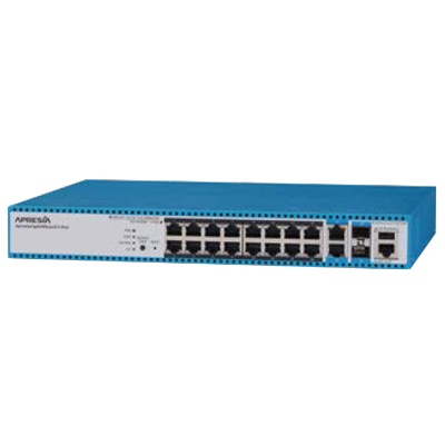 ApresiaLightMS120XT-PoE 【5年間先出しセンドバック付】POE++対応レイヤー2 WebスマートスイッチングHUB (16port)