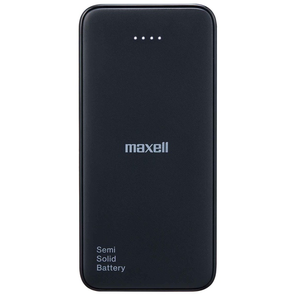 半固体電池採用モバイル充電バッテリー 10000mAh （ブラック）
