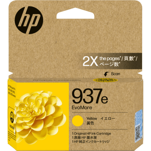 HP 937e EvoMore インクカートリッジ イエロー