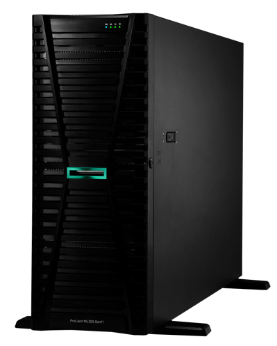 ML350 Gen11 Xeon Silver 4410Y 2.0GHz 1P12C 32GBメモリ 4LFF Intel VROC 800W電源 BCM5719-T4 1Gbx4 RPS対応モデル