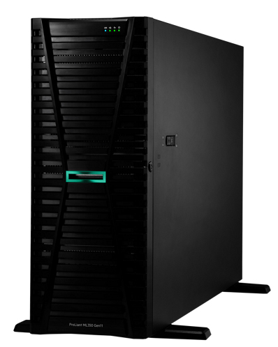 ML350 Gen11 Xeon Silver 4410Y 2.0GHz 1P12C 32GBメモリ 8SFF MR408i-o/4GB 800W電源 BCM5719-T4 1Gbx4 RPS対応モデル