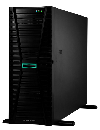 ML350 Gen11 Xeon Gold 5418Y 2.0GHz 1P24C 32GBメモリ 8SFF MR408i-o/4GB 800W電源 BCM5719-T4 1Gbx4 RPS対応モデル