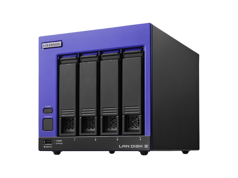 高速CPU搭載 Windows Server IoT 2025 for Storage Standard 4ドライブ法人向けNAS 64TB