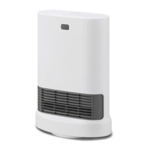 大風量セラミックファンヒーター 首ふりWセンサー付 ホワイト