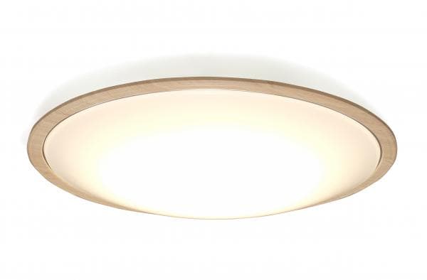 LEDシーリングライト 5.11 音声操作 ウッドフレーム6畳調色 ウォールナット