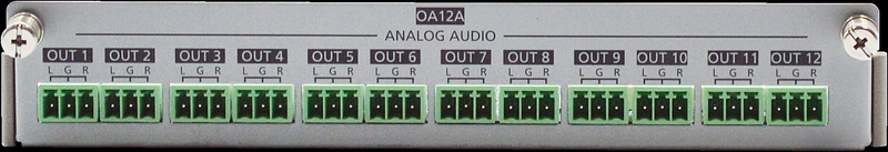 12出力アナログオーディオボード