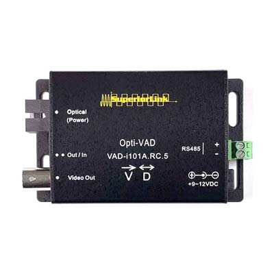コンポジット用1映像＋RS485光ファイバー伝送 受信器